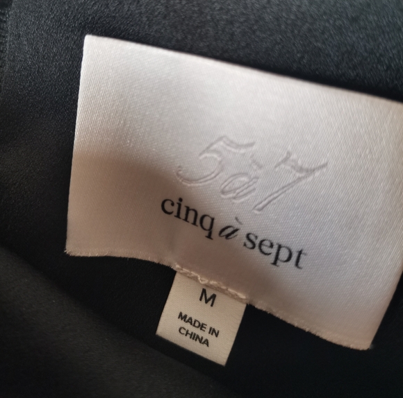 Cinq à Sept Elisabeth Rhinestone Crop Top, Size:M.New Without Tag - Picture 7 of 8